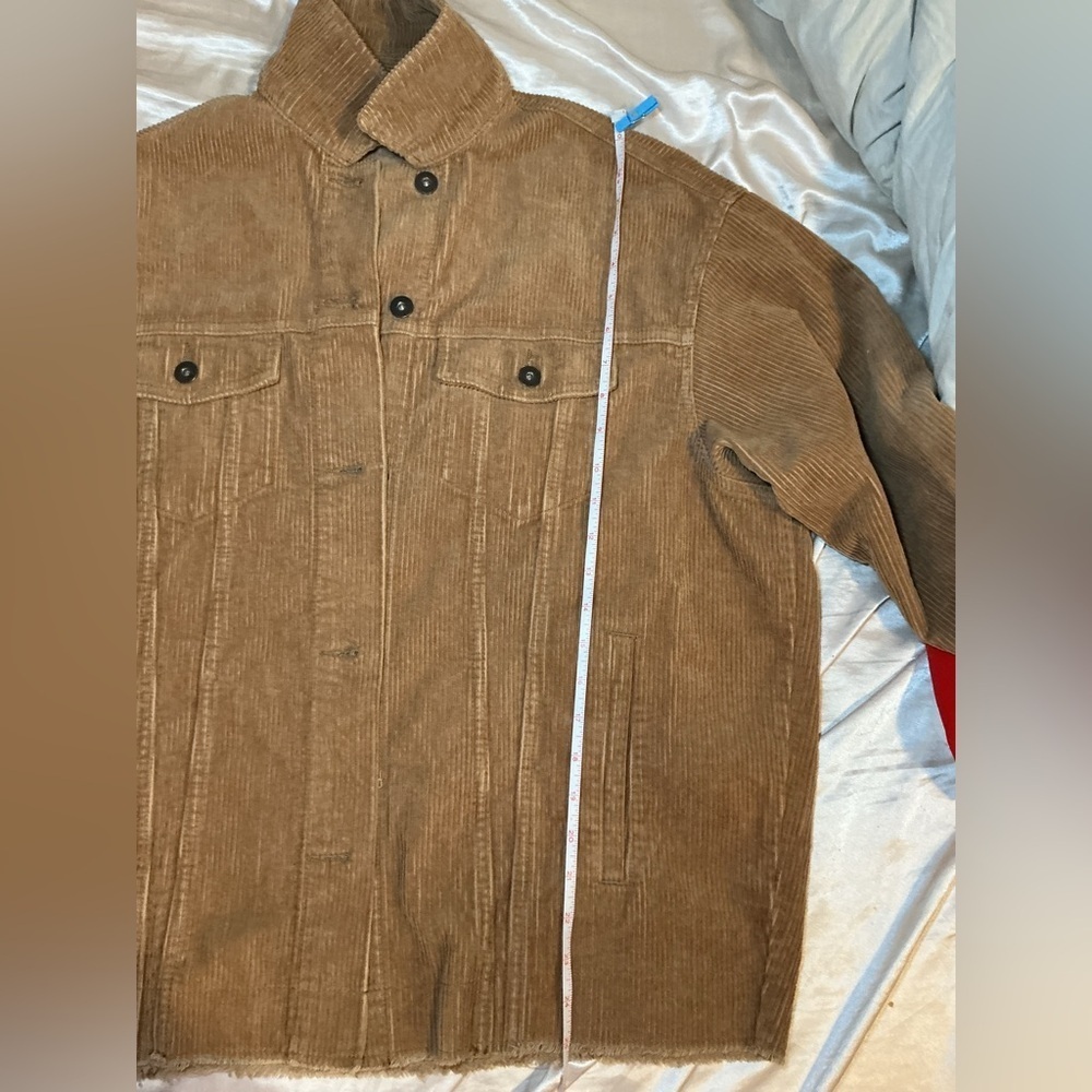 Zara Women's Tan Corduroy Jacket - Picture 6 of 6
